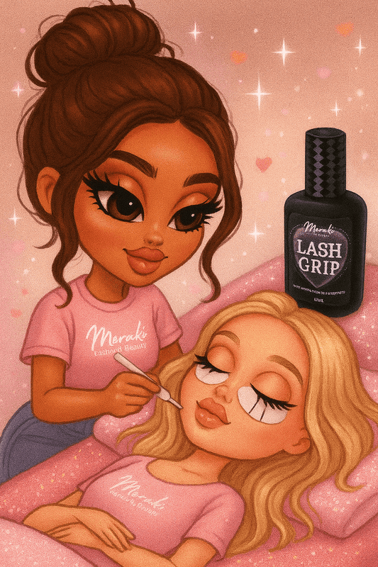 How to Apply Lash Grip Primer for Eyelash Extensions - Meraki Lashes and Beauty