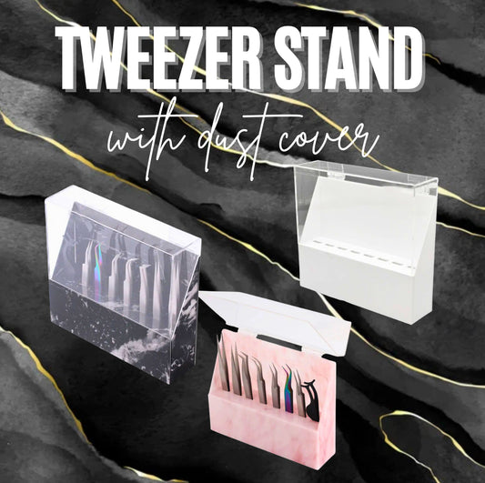 Tweezer Holder with dust cover
