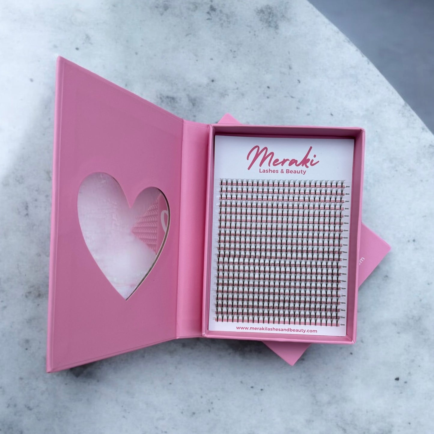 10D Long Stem Volume Fans - 0.05 D Curl | Meraki - Meraki Lashes and Beauty