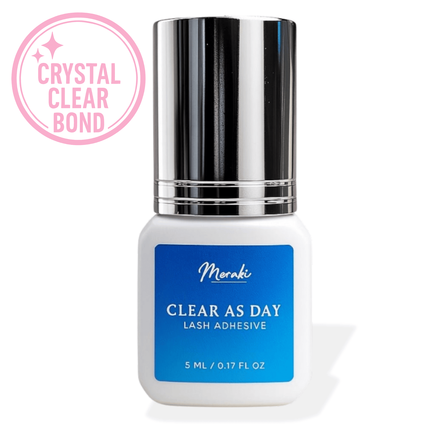 Meraki Clear as Day Lash Adhesive | Crystal Clear Bond - Meraki Lashes and Beauty