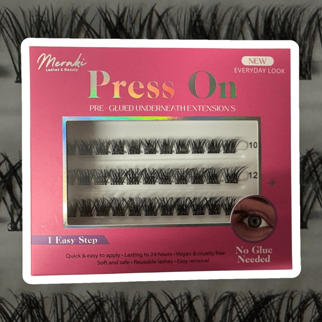 DIY Lashes Pre - Glued Press - On - No Glue Needed | Meraki - Meraki Lashes and Beauty