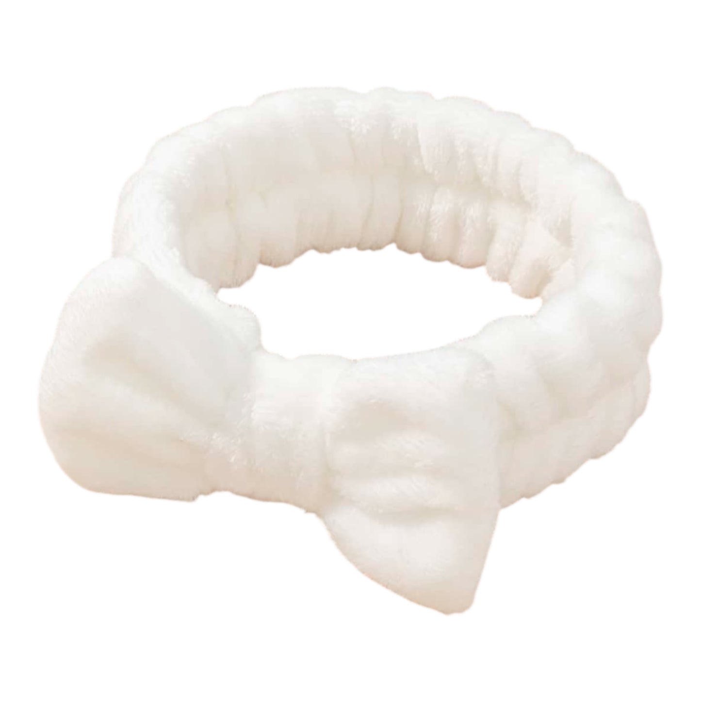Bow Headband – Soft & Stretchy Spa Headband for Skincare & Makeup