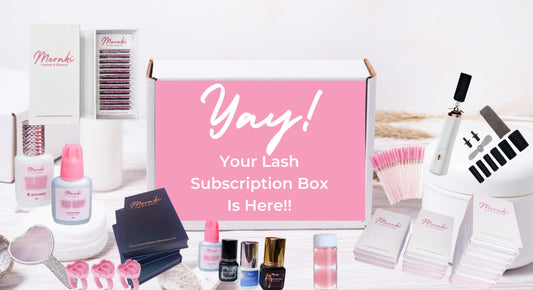 Monthly Lash Extension Subscription Box. (May box - Please places orders by April 30th 2024)