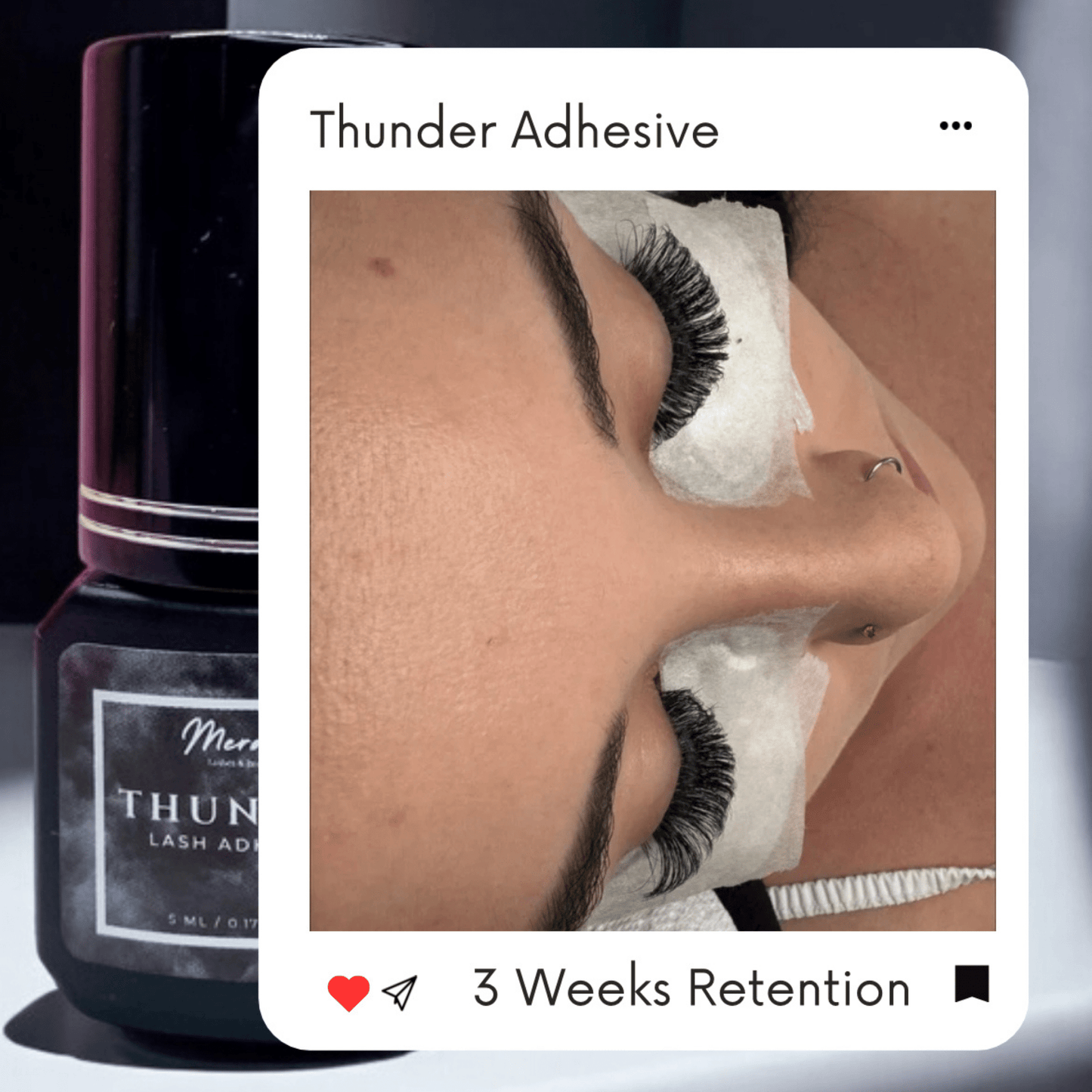 Meraki Thunder Lash Adhesive | Humidity Friendly Lash Glue - Meraki Lashes and Beauty