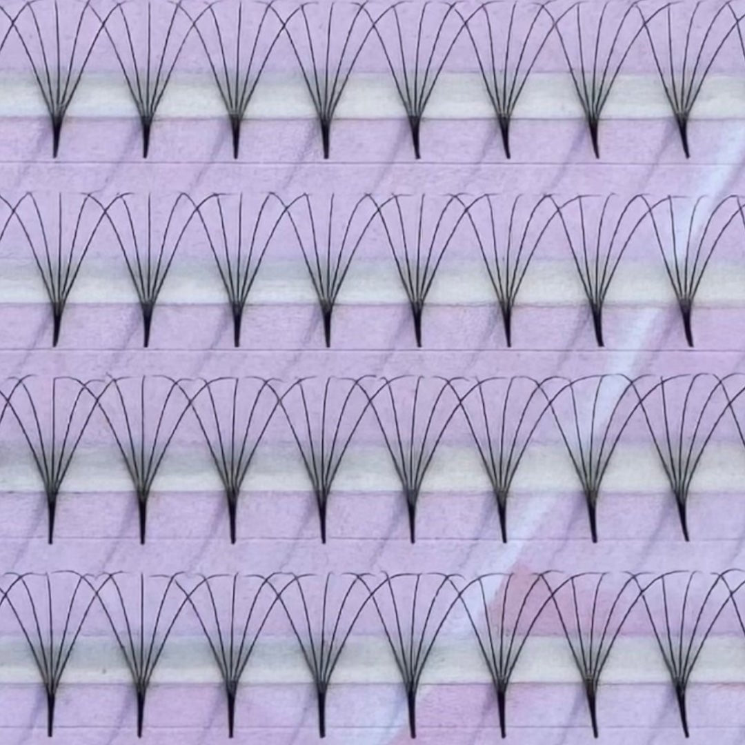 5D Pointy Stem Volume Fans - 0.07 | Meraki - Meraki Lashes and Beauty