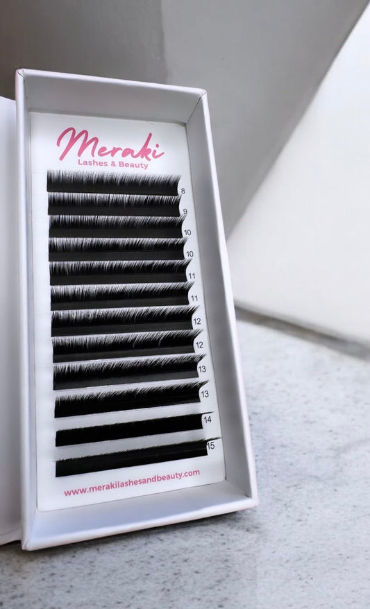 M Curl Lash Collection - 0.05 Volume & Premade Fans | Meraki - Meraki Lashes and Beauty