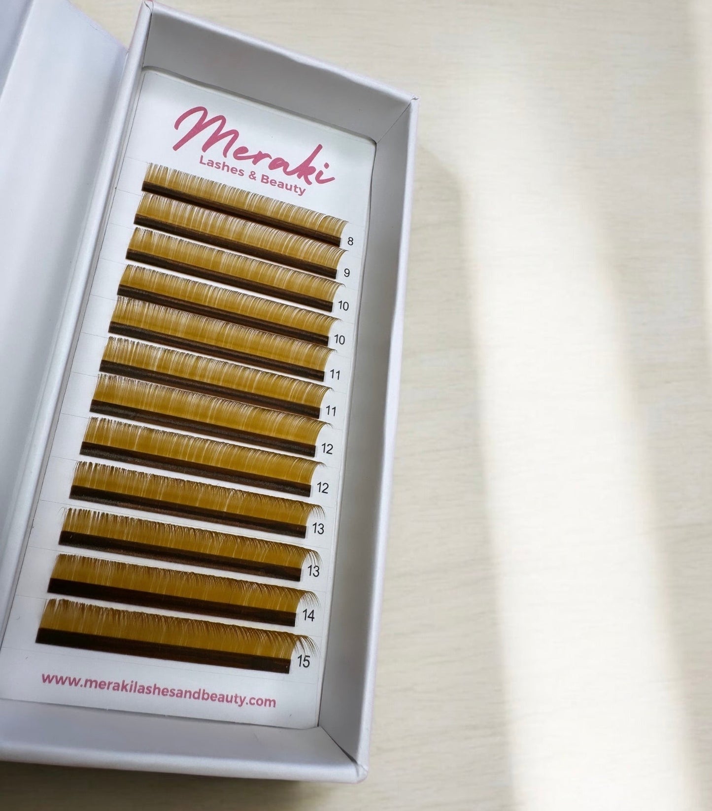 Brown Lash Collection - 0.05 Volume Individual CC & D | Meraki - Meraki Lashes and Beauty