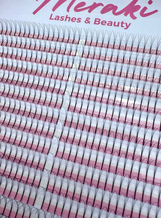 Long Stem - 3D - 0.07 - D Curl - Meraki Lashes and Beauty