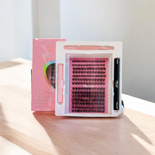 DIY Lashes Mega Kit - 145 Segments + Bond & Remover | Meraki - Meraki Lashes and Beauty