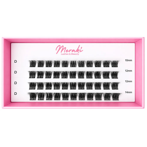 Hayley — Medium Volume DIY Lash Clusters (Refill Tray, 10–14mm Mix)