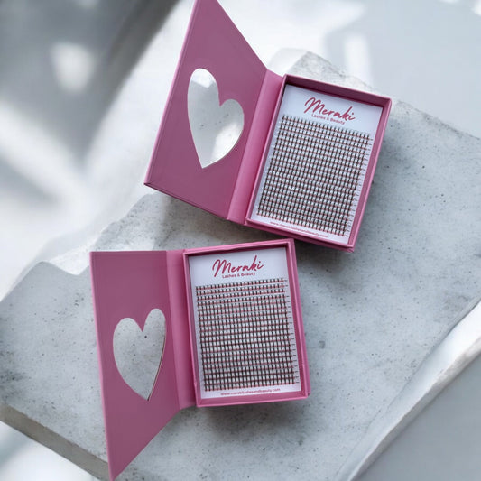 10D Long Stem Volume Fans - 0.05 D Curl | Meraki - Meraki Lashes and Beauty