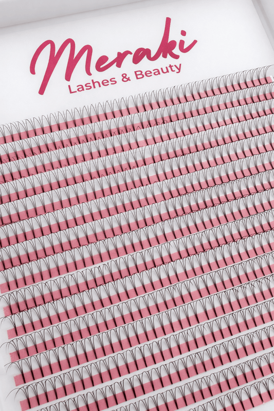 Short Stem - 3D 0.07 - D Curl - Meraki Lashes and Beauty