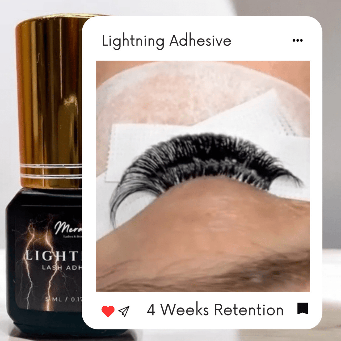 Meraki Lightning Lash Adhesive | Fast Drying Lash Glue - Meraki Lashes and Beauty