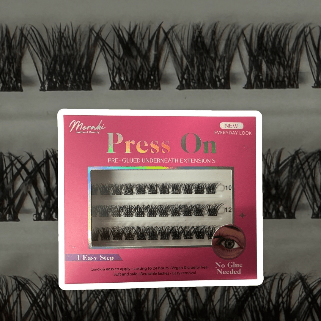 DIY Lashes Pre - Glued Press - On - No Glue Needed | Meraki - Meraki Lashes and Beauty