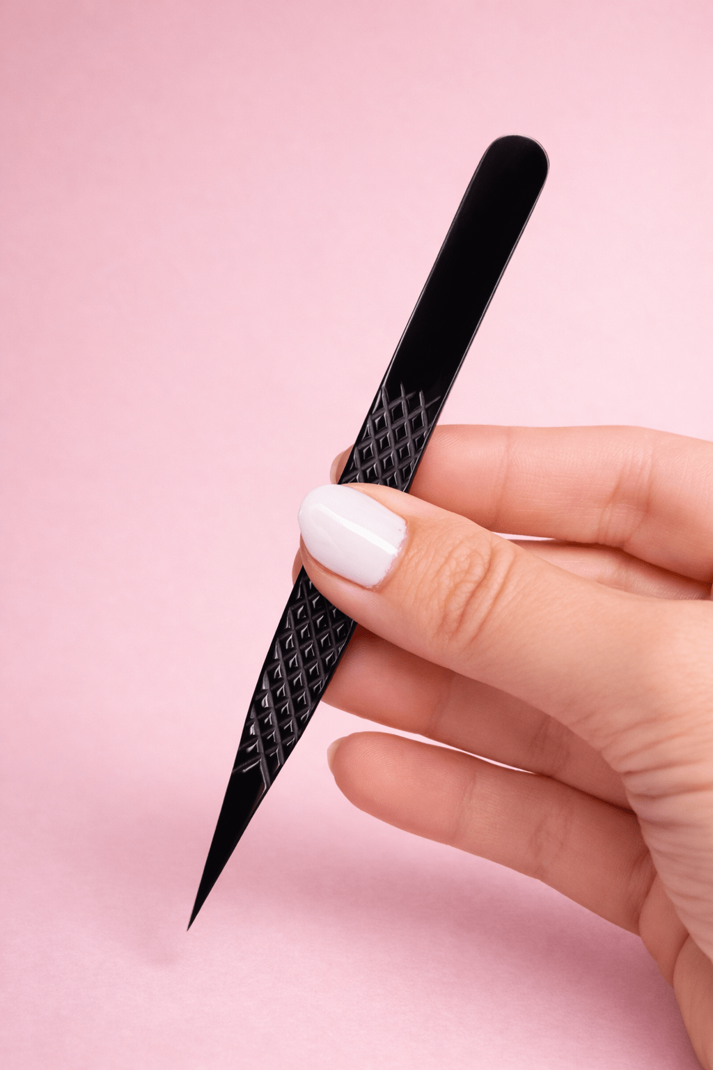 Black Straight Tweezer - Meraki Lashes and Beauty