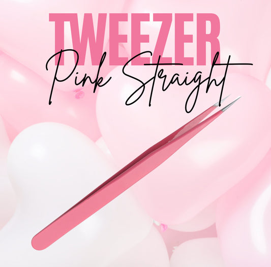 Hot Pink Straight Tweezers