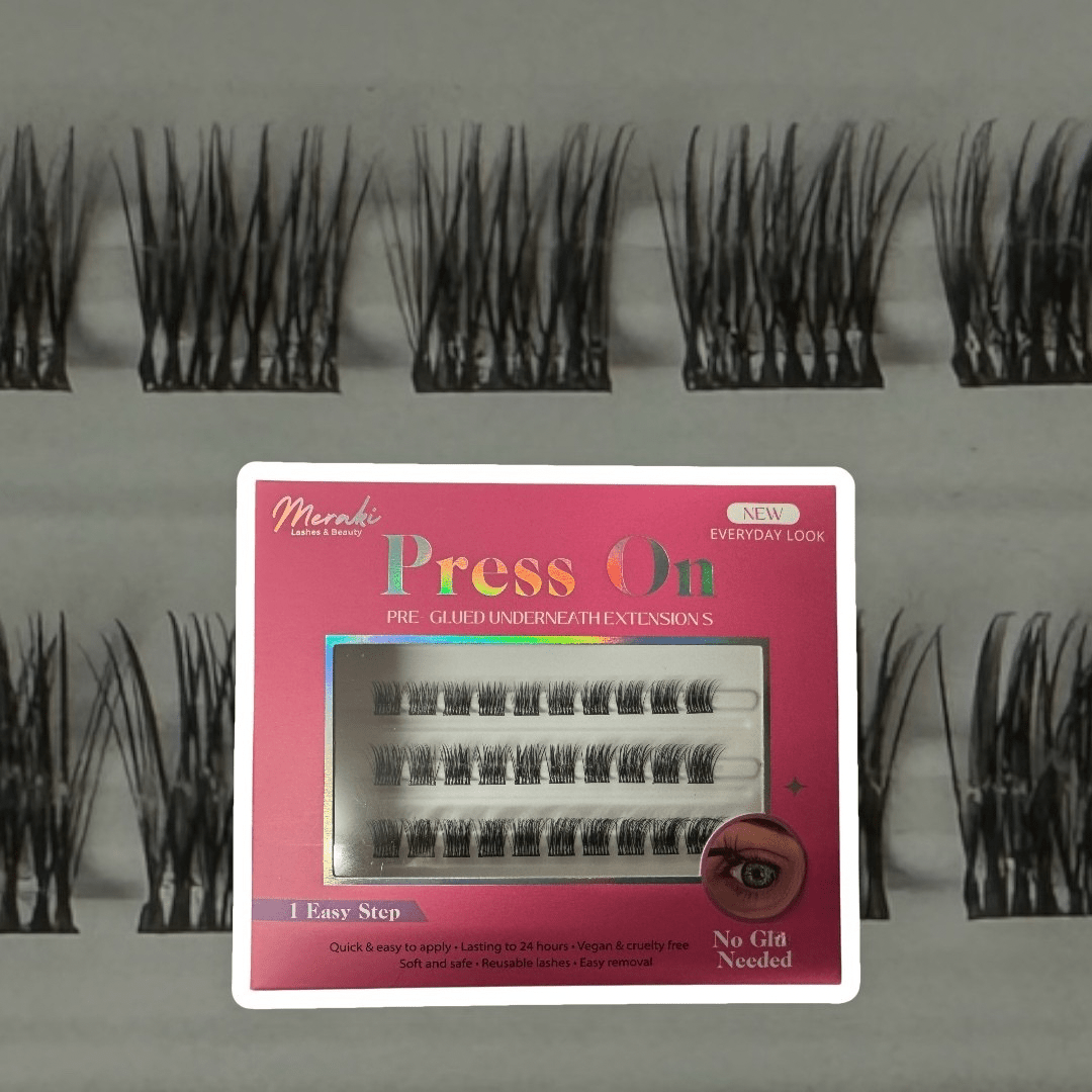 DIY Lashes Pre - Glued Press - On - No Glue Needed | Meraki - Meraki Lashes and Beauty