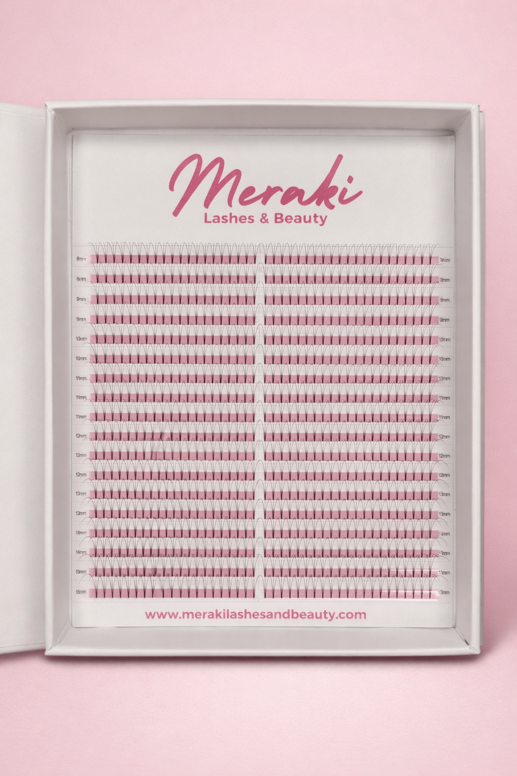 Short Stem - 3D 0.07 - D Curl - Meraki Lashes and Beauty