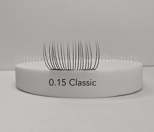 Classic 0.15 Lash Extensions - Individual | Meraki - Meraki Lashes and Beauty