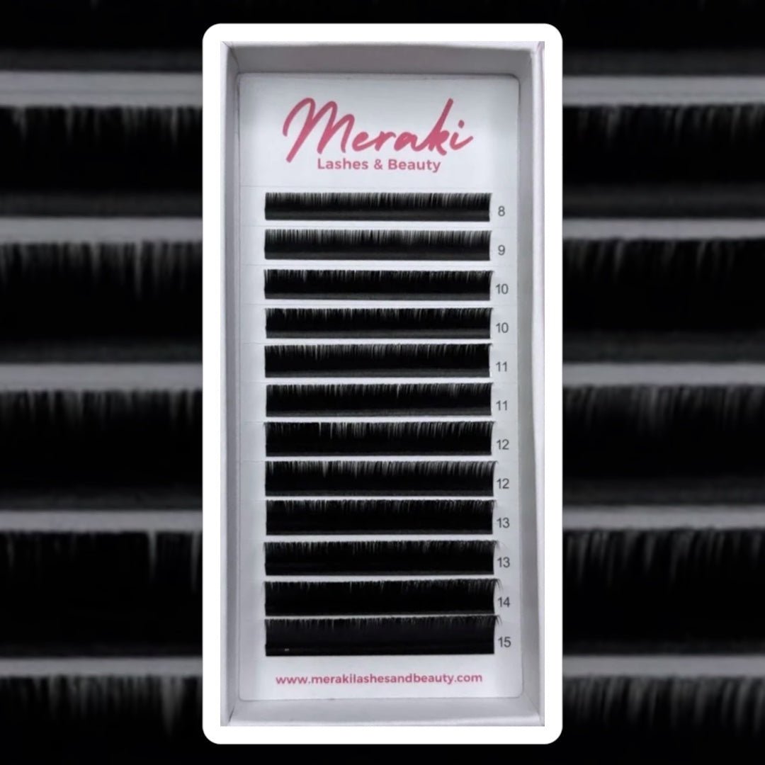 Classic 0.15 Lash Extensions - Individual | Meraki - Meraki Lashes and Beauty