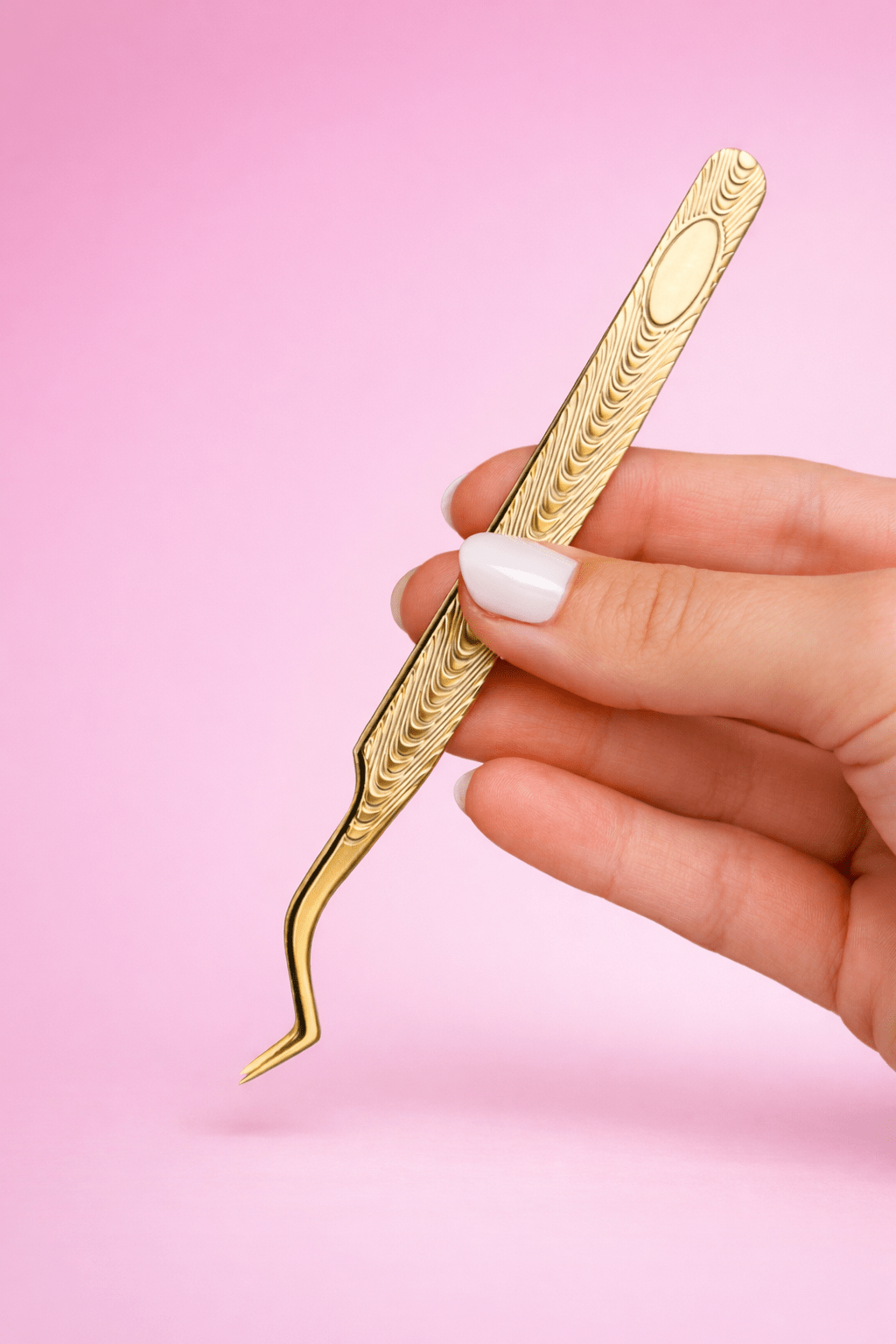 Gold Penguin Tweezer - Meraki Lashes and Beauty