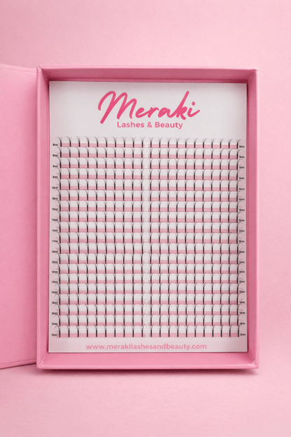 Long Stem - 5D - 0.07 - D Curl - Meraki Lashes and Beauty