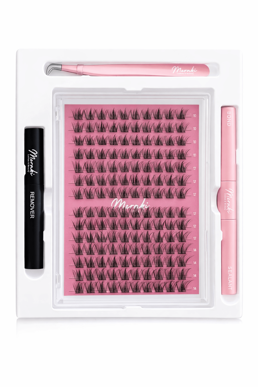 DIY Lash Extensions Australia – Meraki Mega Kit (145 Segments) - Meraki Lashes and Beauty