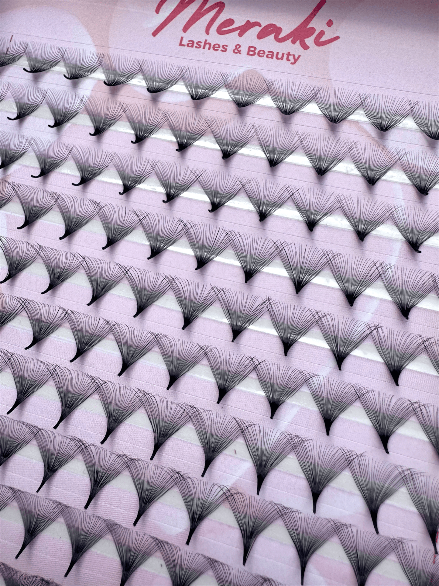 Pointy Stem - 30D - 0.03 - D Curl Mixed Tray 9 - 15mm - Meraki Lashes and Beauty