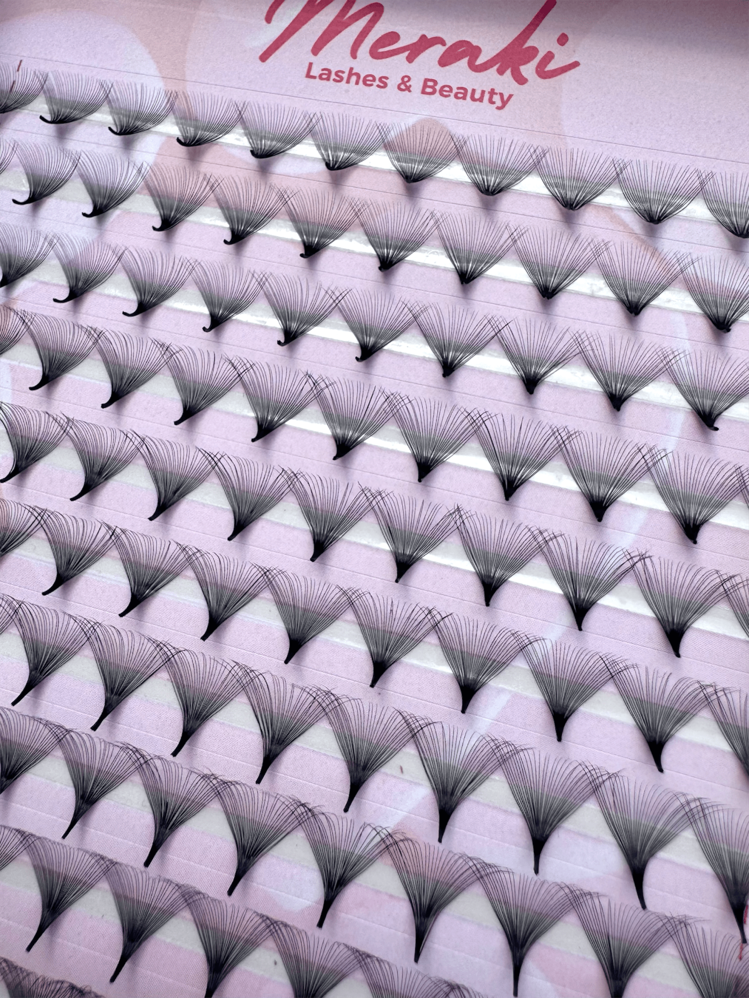 Pointy Stem - 30D - 0.03 - D Curl Mixed Tray 9 - 15mm - Meraki Lashes and Beauty