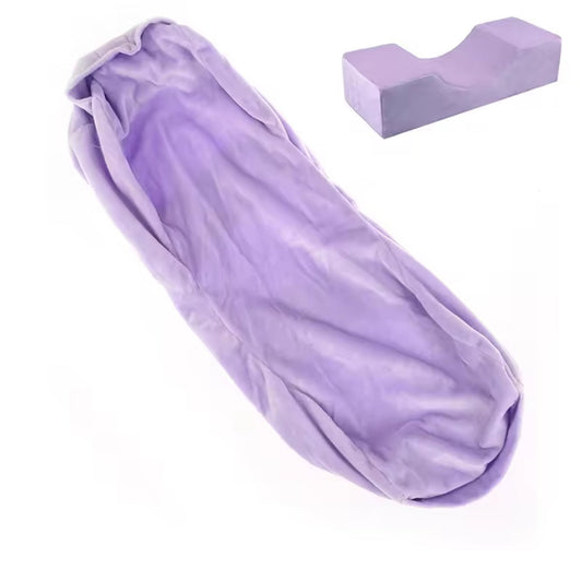 Purple Curved Pillow Cover - Meraki Lashes and Beauty