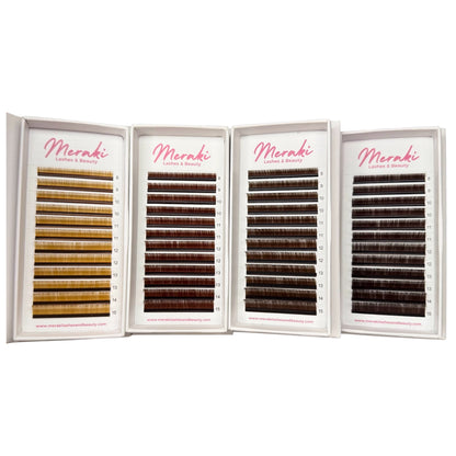 Luxe Brown Volume Collection | 0.05 - Meraki Lashes and Beauty