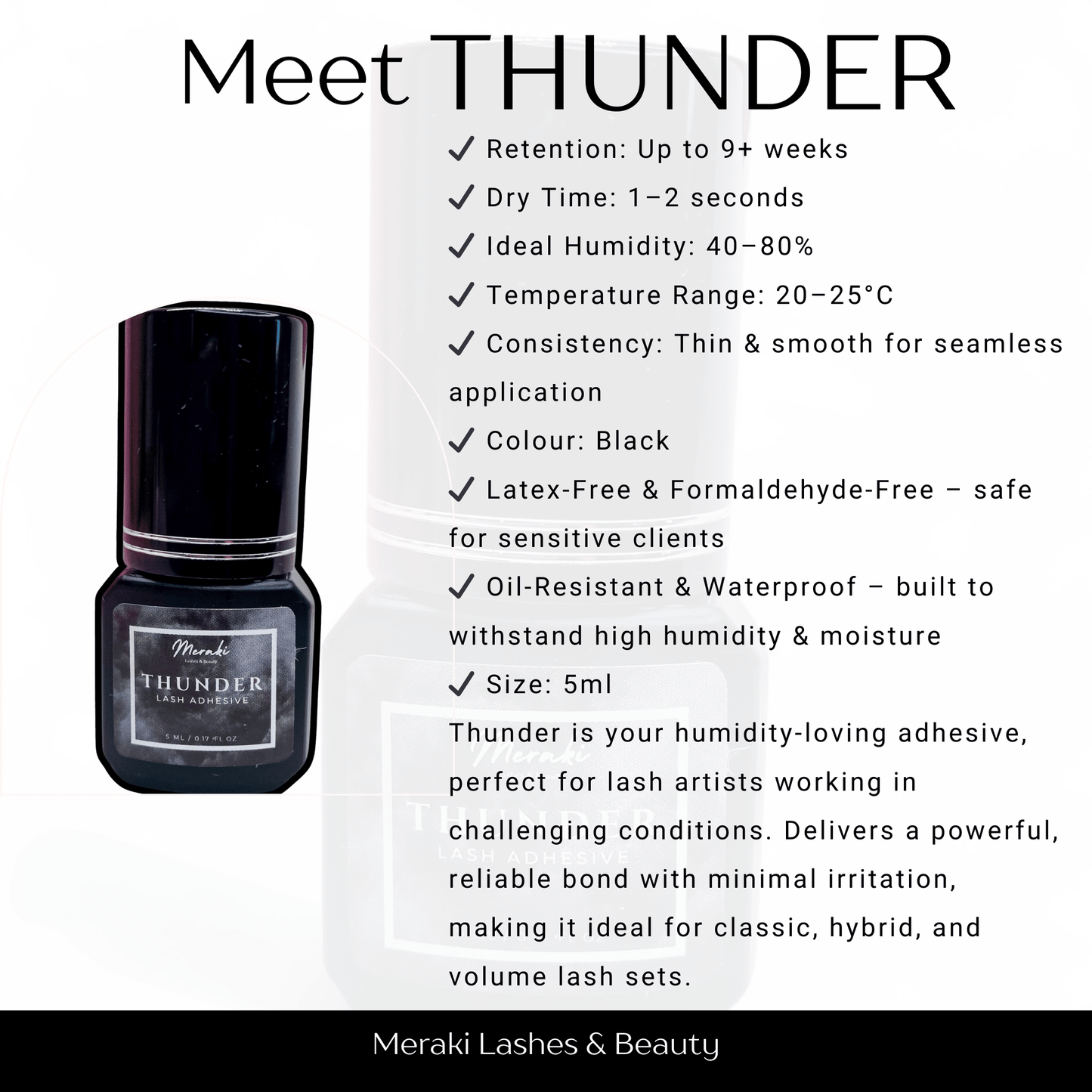 Thunder Retention Maximiser Bundle - Meraki Lashes and Beauty