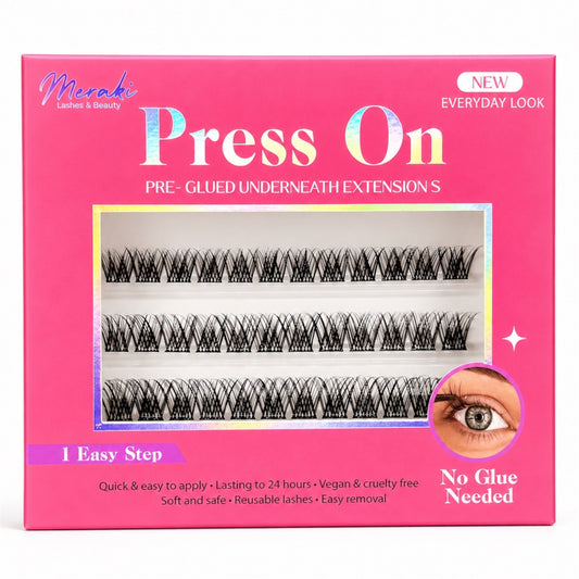 DIY Pre Glued - Press On - Brooke - Meraki Lashes and Beauty