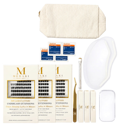 Bond & Seal | Ultimate Kit | 450 Lash Clusters | Up to 45 Full Sets - Meraki Lashes and Beauty