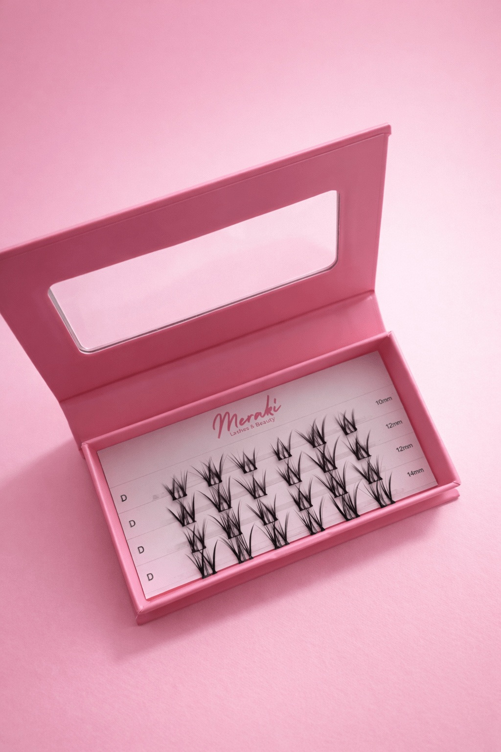 Malia — Classic Mascara DIY Lash Clusters (Refill Tray, 10–14mm Mix) - Meraki Lashes and Beauty