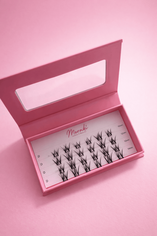 Malia — Classic Mascara DIY Lash Clusters (Refill Tray, 10–14mm Mix) - Meraki Lashes and Beauty