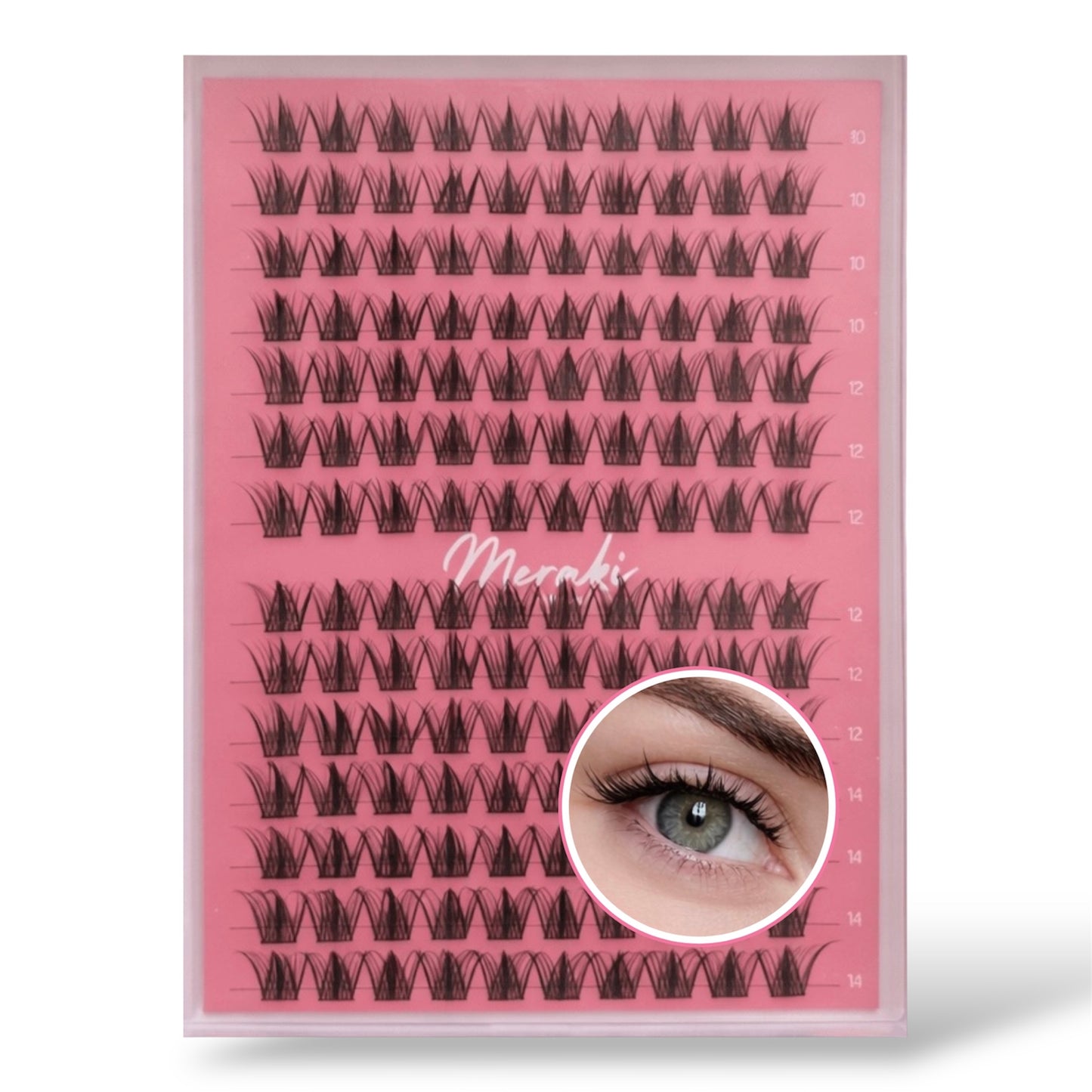 Katie - DIY Mega Tray 10 - 14mm Mixed Tray Only - Meraki Lashes and Beauty