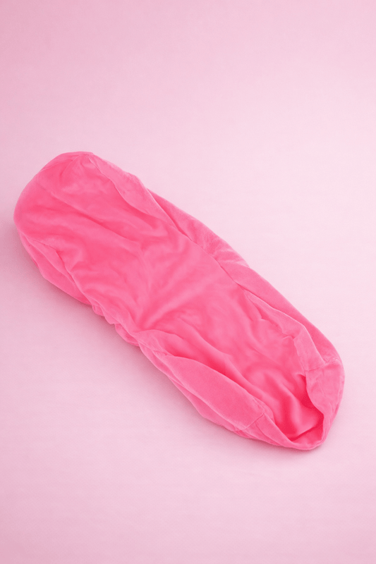 Hot Pink Curved Pillow - Cover Only - Meraki Lashes and Beauty