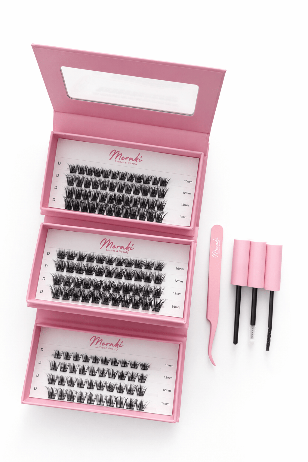 DIY Lash Extensions Australia – Ultimate Kit (144 Cluster Segments) - Meraki Lashes and Beauty