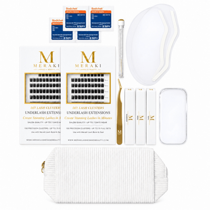 Bond & Seal | Deluxe Kit | 300 Lash Clusters | Up to 30 Full Sets - Meraki Lashes and Beauty