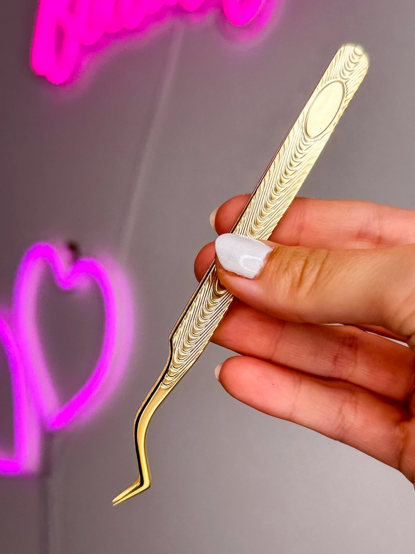 Gold Penguin Tweezer - Meraki Lashes and Beauty