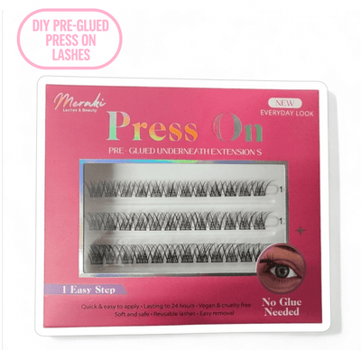 DIY Lashes Pre-Glued Press-On - No Glue Needed | Meraki