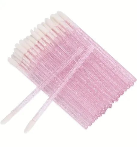 Lip Wands – Pink Glitter (50 Pack) - Meraki Lashes and Beauty