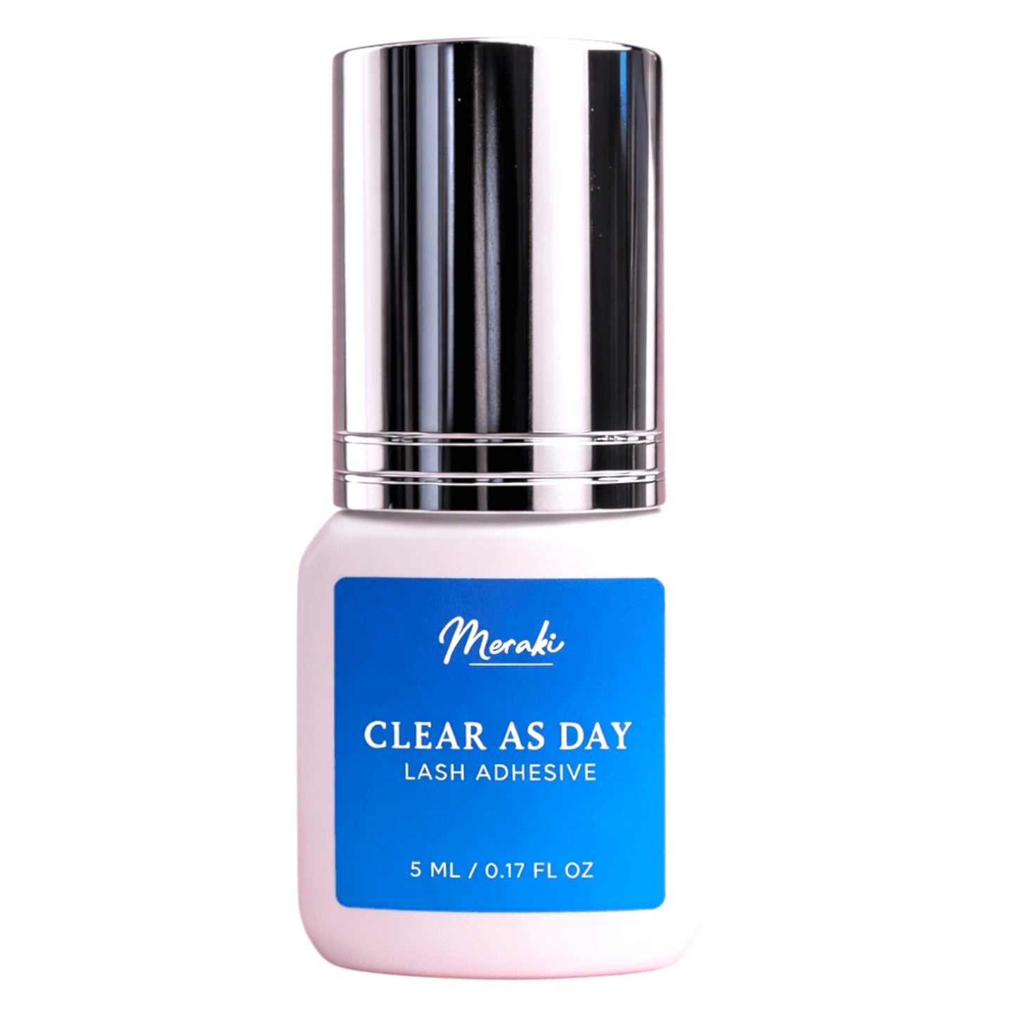 Clear As Day Lash Adhesive 5 ml – 1 - 2 s | 5–6 Wks | Thick | 50–60 % | All Levels - Meraki Lashes and Beauty