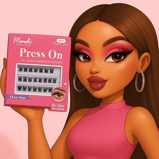 DIY Press-On Pre Glued Lashes