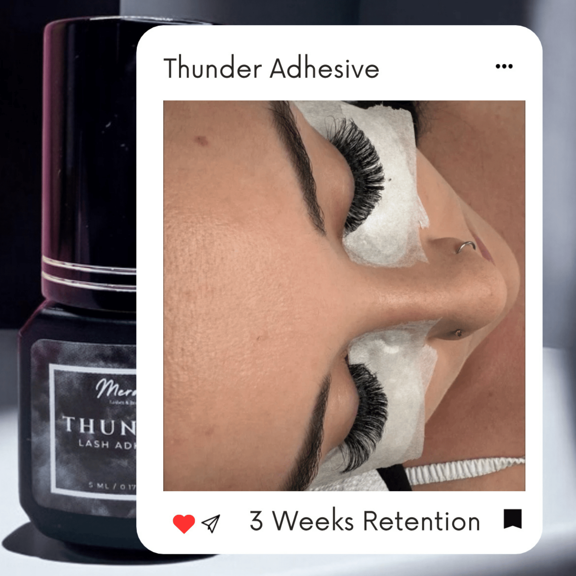 Meraki Thunder Lash Adhesive | Humidity Friendly Lash Glue - Meraki Lashes and Beauty