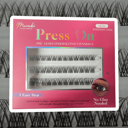 DIY Lashes Pre - Glued Press - On - No Glue Needed | Meraki - Meraki Lashes and Beauty