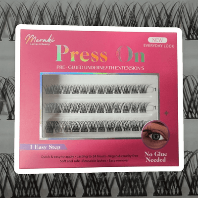 DIY Lashes Pre-Glued Press-On - No Glue Needed | Meraki