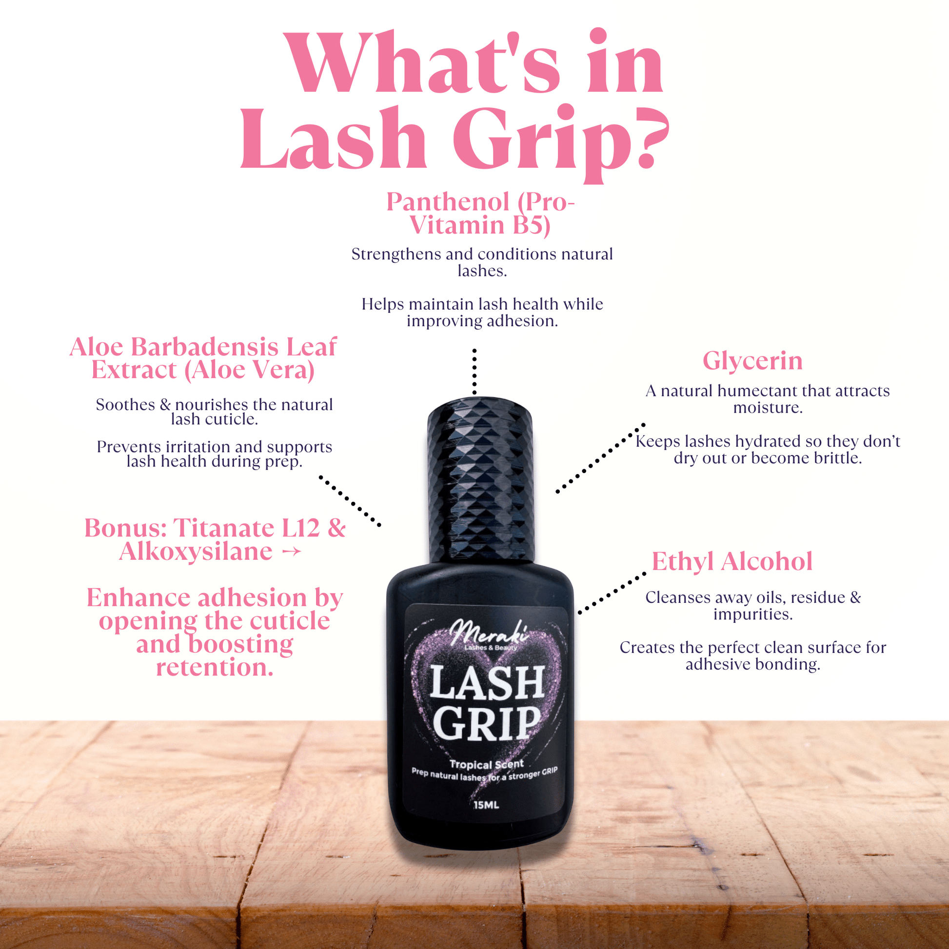 Meraki Lash Grip Primer | Prep for Stronger Retention - Meraki Lashes and Beauty