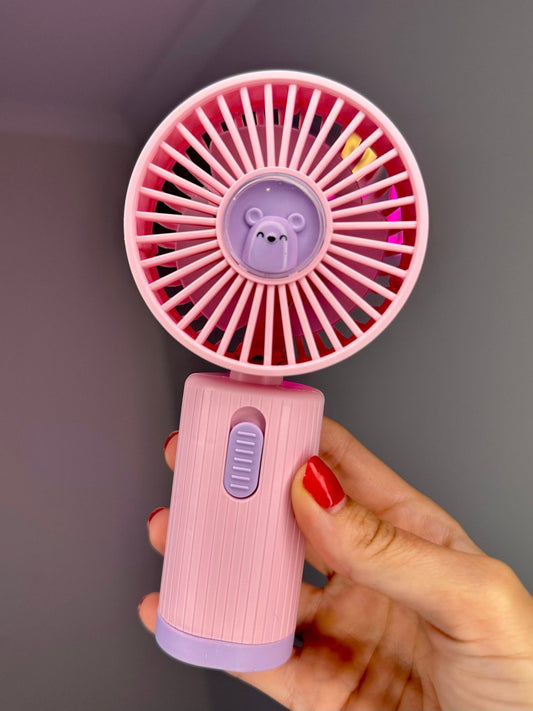 Handheld Fan USB Charging - Meraki Lashes and Beauty